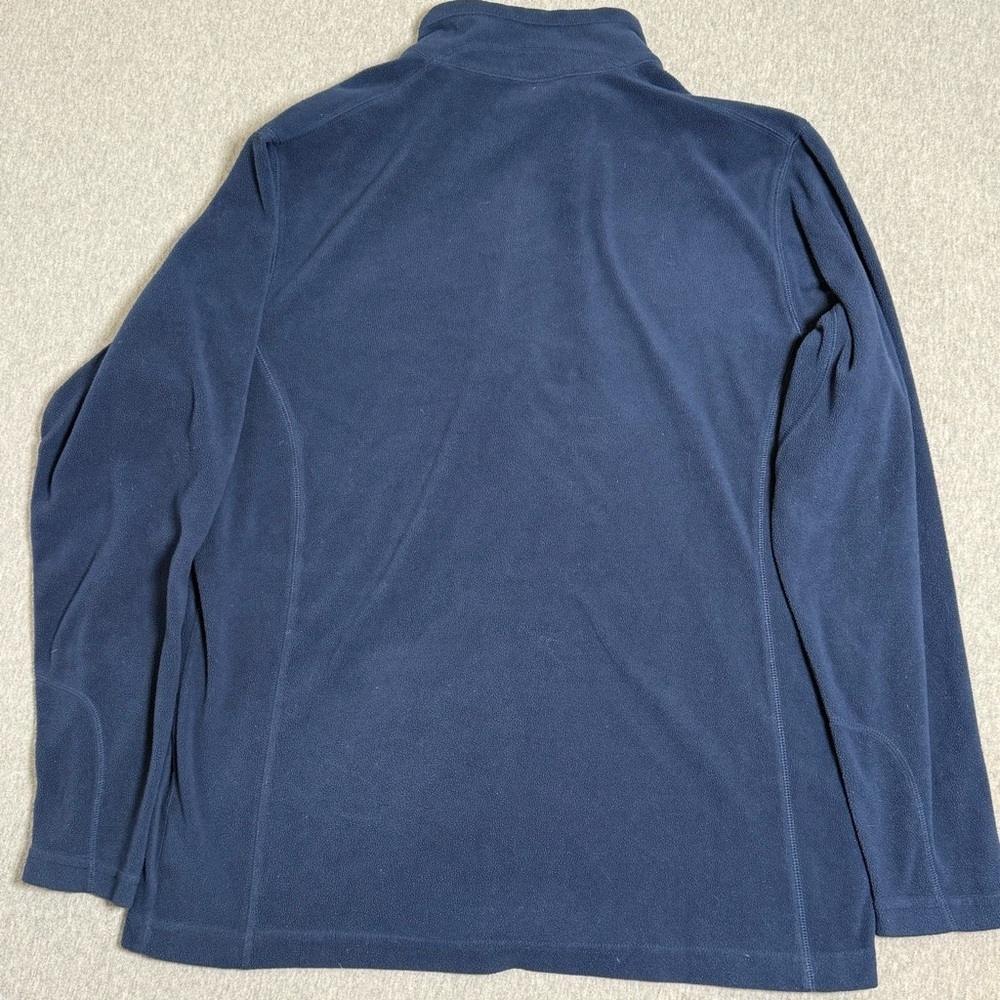 Columbia Fleece Mens M Small Navy Klamath Range II Half Zip Pullover Sweater - Picture 3 of 6